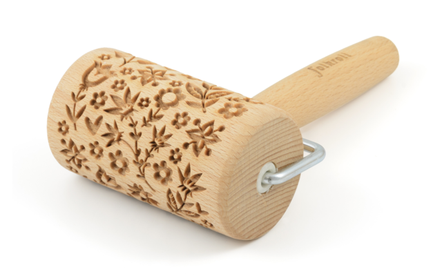 Folkroll Teigrolle Folk Floral, Mini 4 Folkroll Teigrolle Folk Floral, Mini – Bild 2
