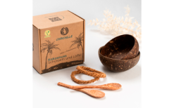 Chinchilla Kokosnussschalen Mit Löffel Und Halterung 2er-Set -Camping-Haushalt Verkaufs 636859 4445187