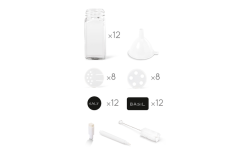 Metaltex Shake-It Gewürzstreuer Set 12 Gläser -Camping-Haushalt Verkaufs 647481 4562553