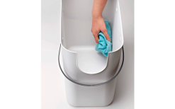 Rotho Albula Recycling Müllsystem 25 Liter Dunkelgrün