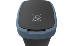 Rotho Twist Abfalleimer Mit Schwing- Und Klappdeckel 25 Liter Lime Grün -Camping-Haushalt Verkaufs 689031 4830092