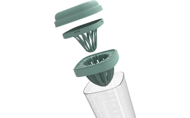 Rotho Loft Shaker 5 In 1 Trinkflasche 1 Liter Mistletoe Grün 6 Rotho Loft Shaker 5 In 1 Trinkflasche 1 Liter Mistletoe Grün – Bild 4