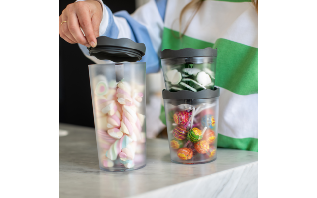 Koziol Prince Oslo Vorratsdosenset 3 Teilig Nature Ash Grey 3 Koziol Prince Oslo Vorratsdosenset 3 Teilig Nature Ash Grey