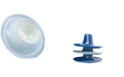 Gimex Eierbecher Set 4-tlg. Hellblau -Camping-Haushalt Verkaufs 692681 4705316