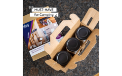 Silwy® Feinkost-Magnetgläser ALL BLACK (192 Ml) 3er-Set Inkl. Metallleiste -Camping-Haushalt Verkaufs 693335 4711817