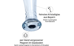 Silwy® Magnet-Kristallglas Weizenbier (0,5 L) -Camping-Haushalt Verkaufs 710744 4794275