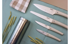 Homeys Nodigh Messer Set 4teilig Mit Geschirrtüchern Und Flexibler Schneidematte -Camping-Haushalt Verkaufs 717086 4907807