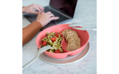 Koziol Connect Separee Menüteller Mit Deckel 1,5 Liter Nature Ash Grey -Camping-Haushalt Verkaufs 731750 4917074