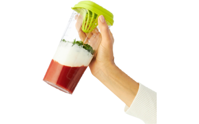 Rotho Loft Shaker 5 In 1 Trinkflasche 1 Liter Mistletoe Grün 3 Rotho Loft Shaker 5 In 1 Trinkflasche 1 Liter Mistletoe Grün